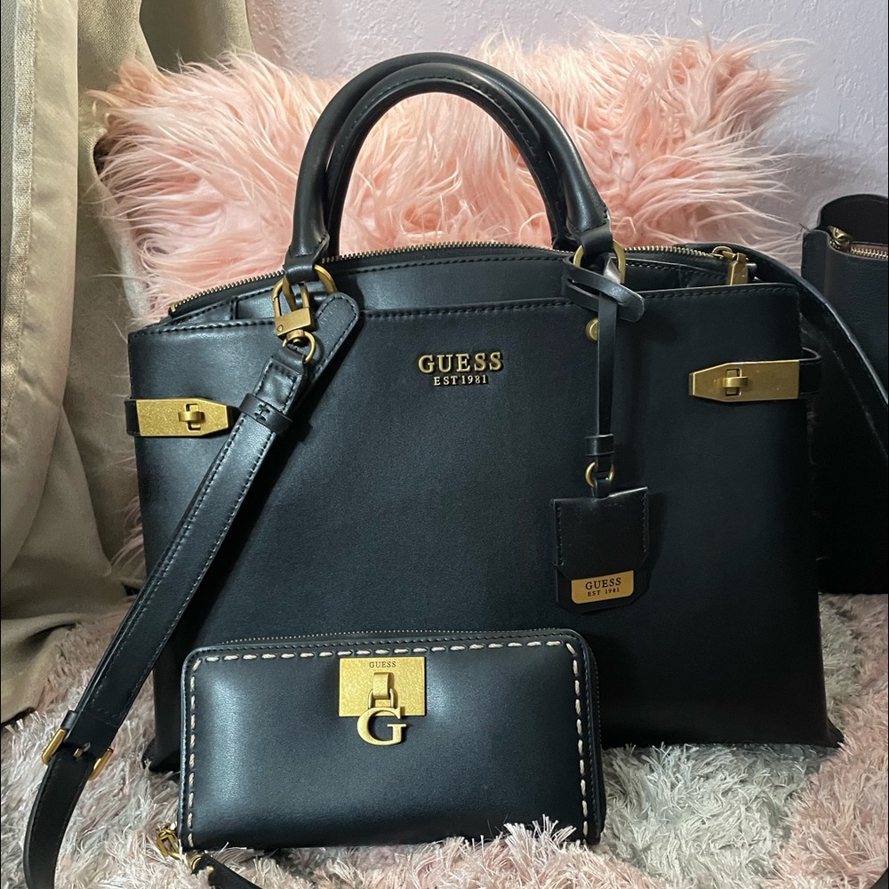 Guess satchel and wallet set.